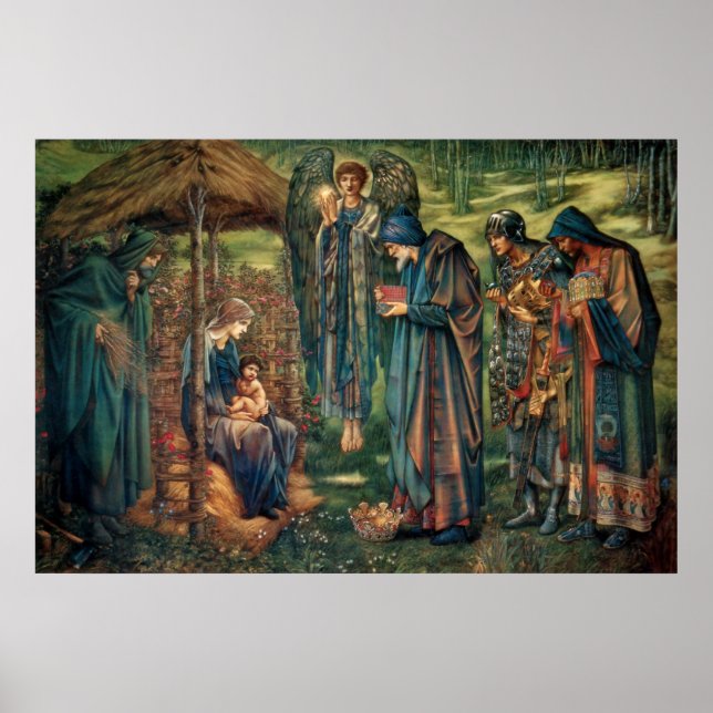 Affiche Edward Burne-Jones: Star of Bethlehem (Devant)