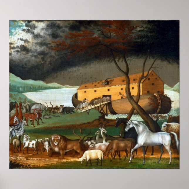 Affiche Edward Hicks Noah's Ark (Devant)