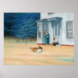 Affiche Edward Hopper Cape Cod Soirée