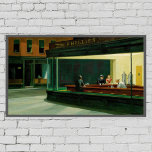 Affiche Edward Hopper Nighthawks Art Paint<br><div class="desc">Edward Hopper Nighthawks Art Paint poster.</div>