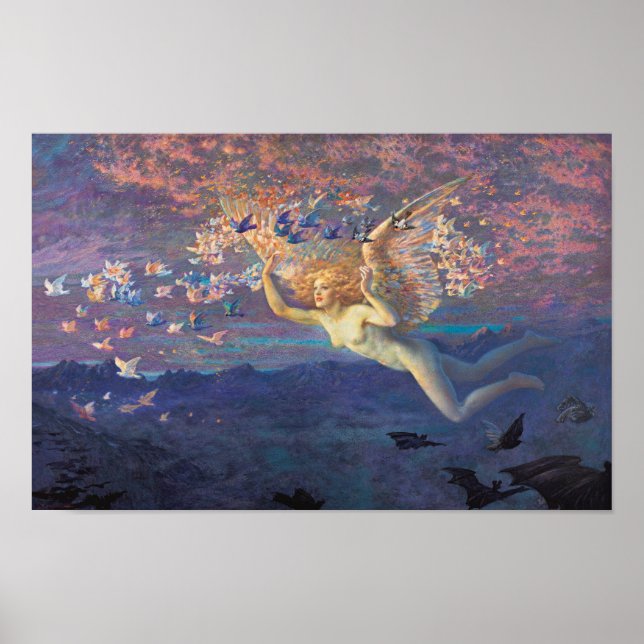 Affiche Edward Robert Hughes Ailes du matin CC1055 (Devant)