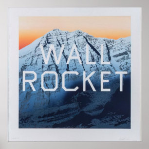 Affiche Edward Ruscha - Fusée murale - 2013