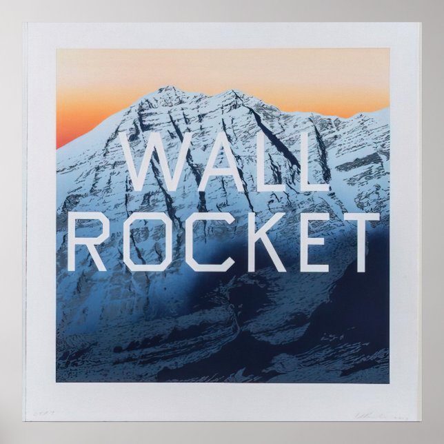 Affiche Edward Ruscha - Fusée murale - 2013 (Devant)