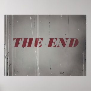 Affiche Edward Ruscha - La Fin - 1997