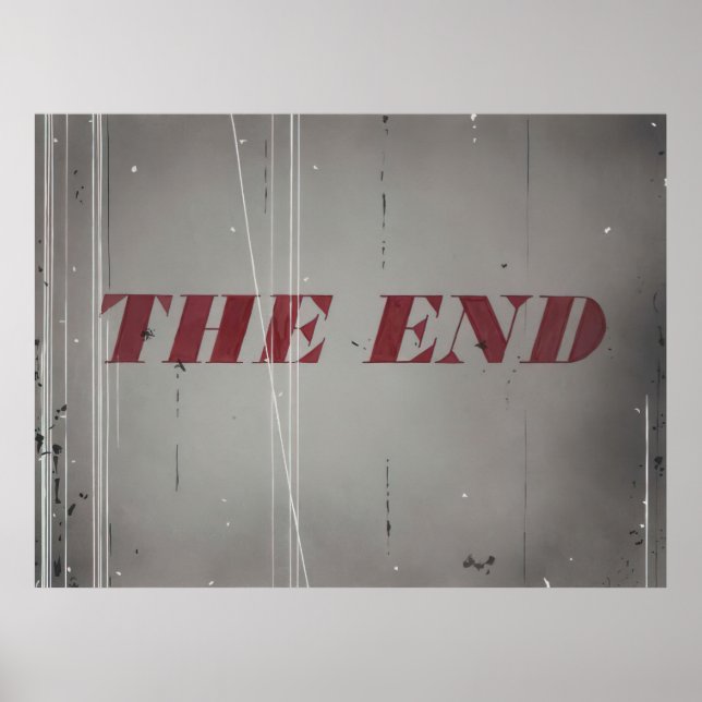 Affiche Edward Ruscha - La Fin - 1997 (Devant)