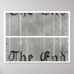 Affiche Edward Ruscha - La Fin #1 - 1993