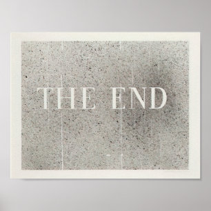 Affiche Edward Ruscha - La Fin #60 - 2005