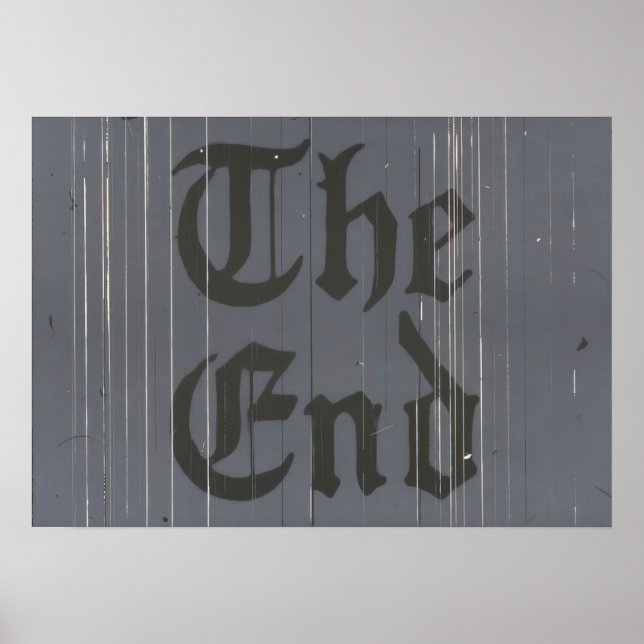 Affiche Edward Ruscha - La Fin Ultime - 1991 (Devant)