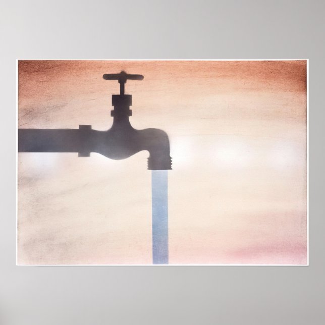 Affiche Edward Ruscha - Robinet - Pop Art (Devant)