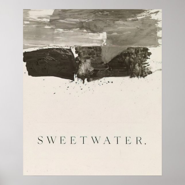 Affiche Edward Ruscha - Sweetwater - 1959 (Devant)