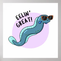 Eelin Great Funny Slippery Eel Pun