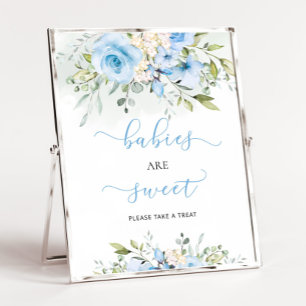 Affiche Eeucalyptus floral clair Les bébés sont doux