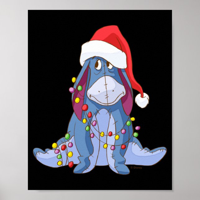Affiche Eeyore Santa Claus  (Devant)