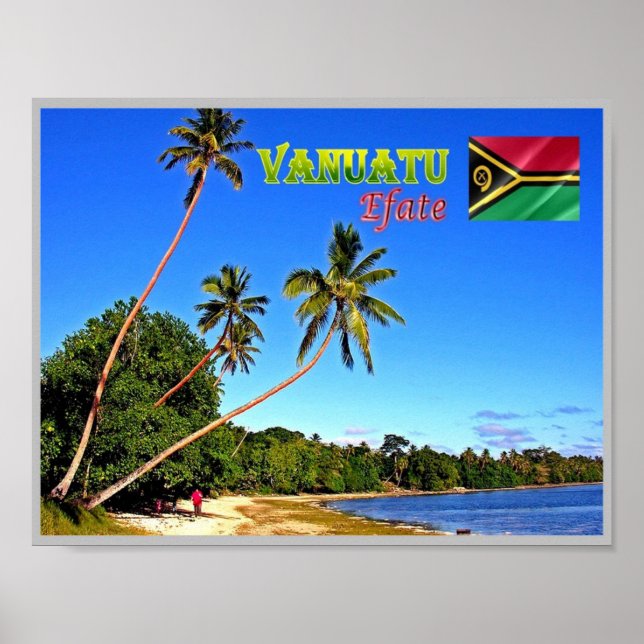 Affiche Efate - Erakor Beach - Vanuatu - (Devant)