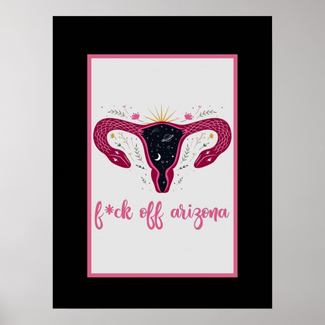 Affiche  Eff Off Arizona Celestial Uterus Pro-Choice  (Devant)