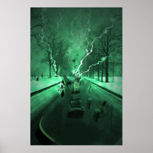 Affiche Effet de déplacement routier