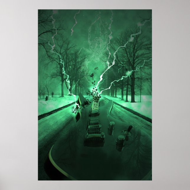 Affiche Effet de déplacement routier (Devant)