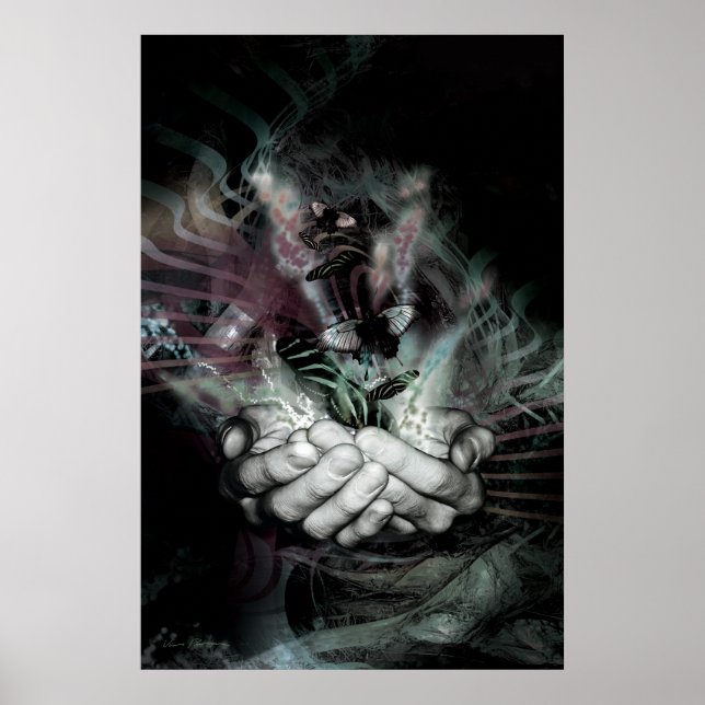 Affiche effet papillon 2 (plus foncé) (Devant)