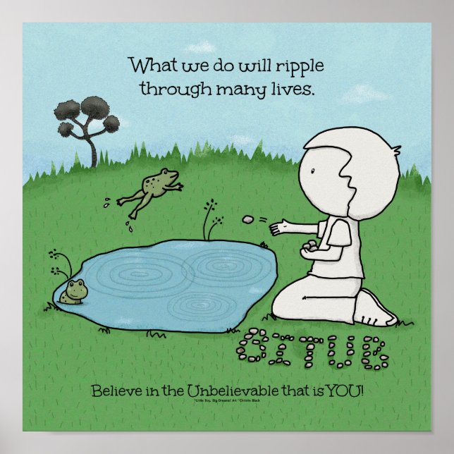 Affiche Effet Ripple (Devant)