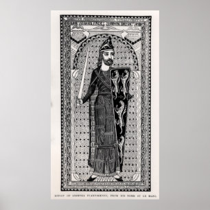 Affiche Effigie de Geoffrey Plantagenet