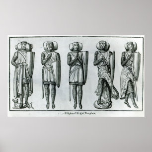 Affiche Effigies de chevalier Templars