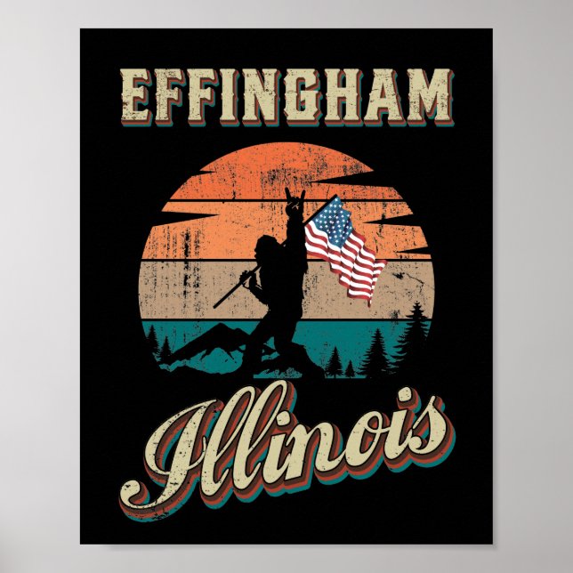 Affiche Effingham Illinois (Devant)