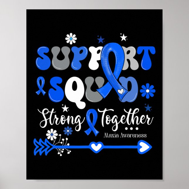 Affiche Effort de Squad Ensemble Sensibilisation Super à l (Devant)