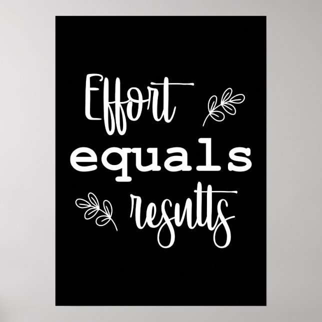 Affiche Effort Équivalent Résultats - Gymnase, Hustle, Suc (Devant)