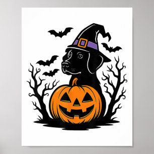Affiche Éffrayant Black Labrador Retriever Casquette Citro