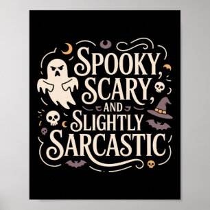 Affiche Éffrayant Effraction légèrement Sarcastique Ghost