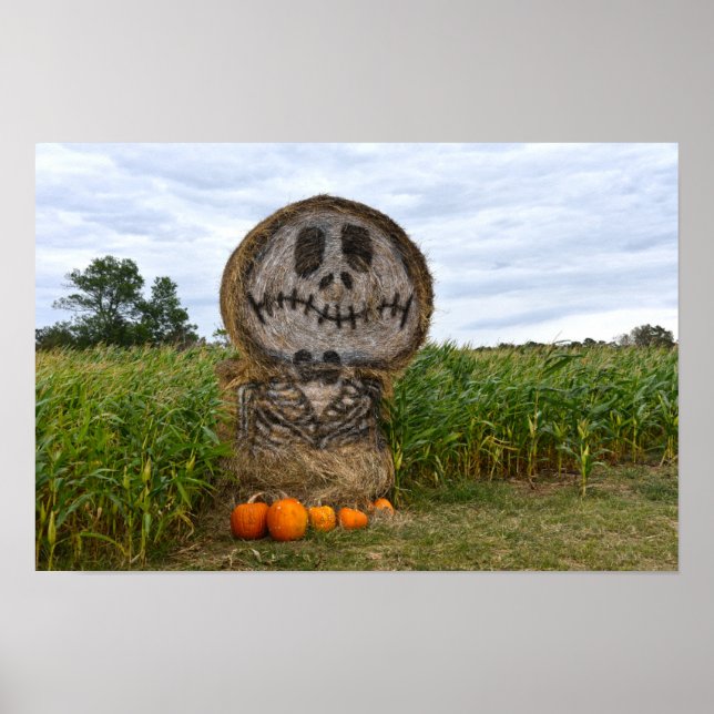 Affiche Éffrayant Hay Bale (Devant)
