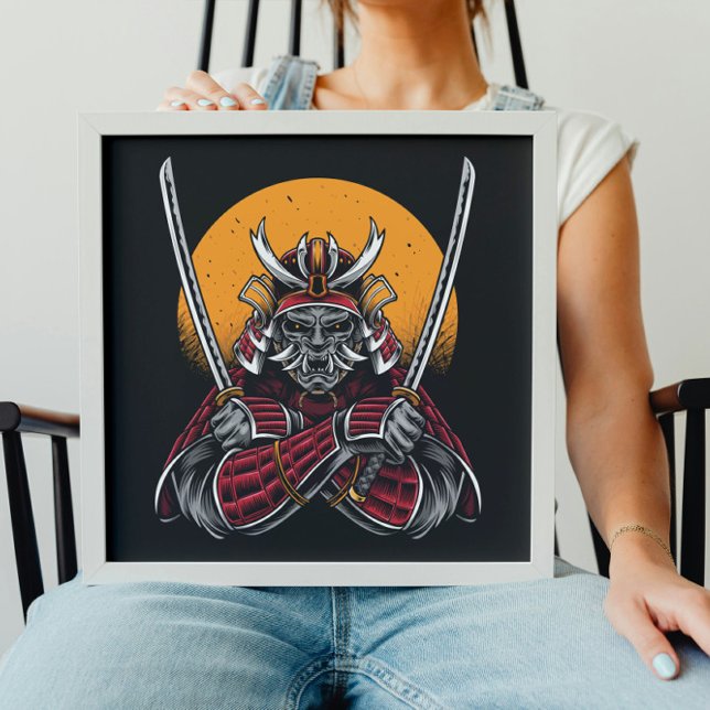 Affiche Effrayant Samurai (Créateur téléchargé)