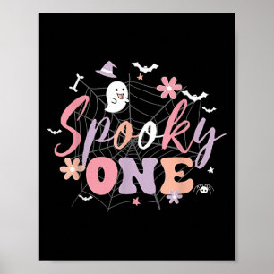Affiche Éffrayant Un Anniversaire D'Halloween Pour Bébé Fi