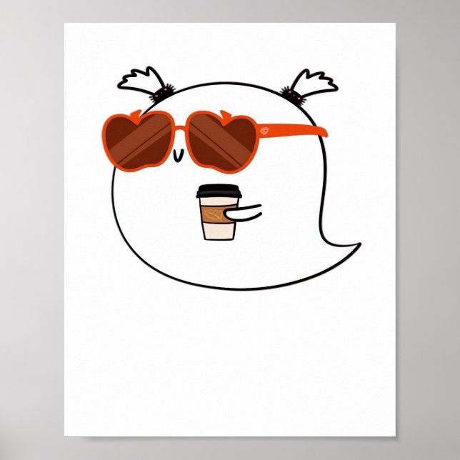 Affiche Éffrayante saison mignonne Ghost Classic T-Shirt (Devant)