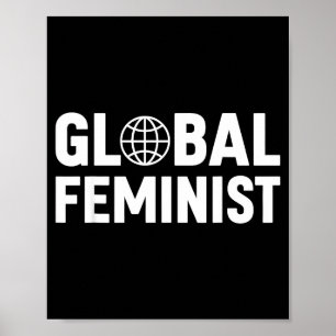 Affiche Égalité d'autonomisation des femmes féministes mon