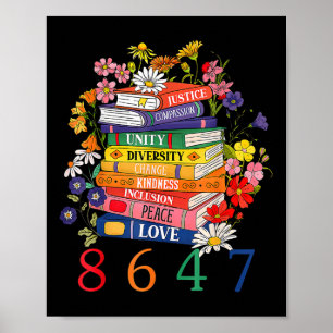 Affiche Egalité des droits Livre Flower 8647 Femmes Droits