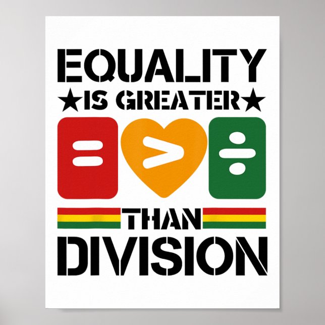 Affiche Égalité > Division Mois de l'histoire des Noirs Ma (Devant)