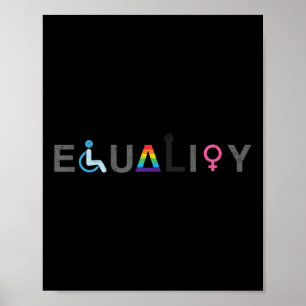 Affiche Égalité Lgbt Handicap Lgbtq En détresse _1
