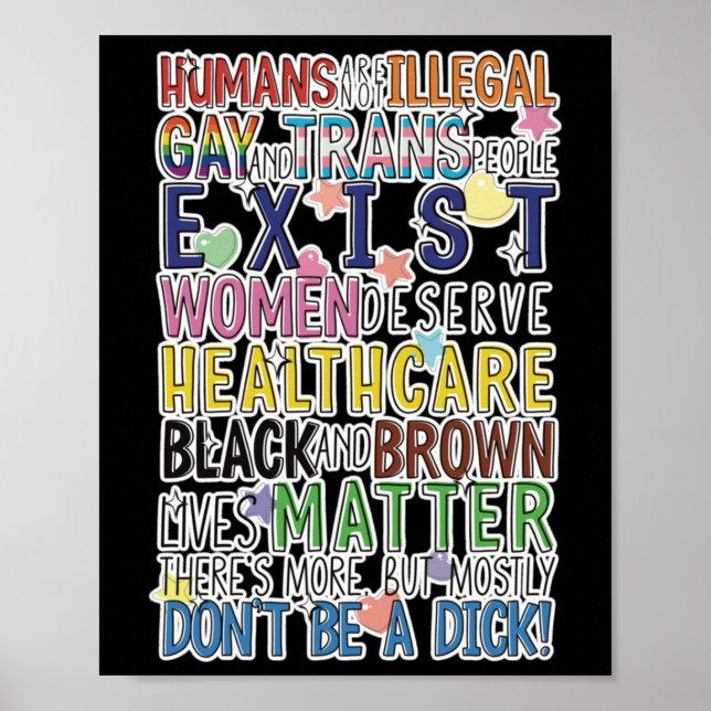 Affiche Égalité Pour Tous - Sticker Beaucoup D'Amour (Devant)