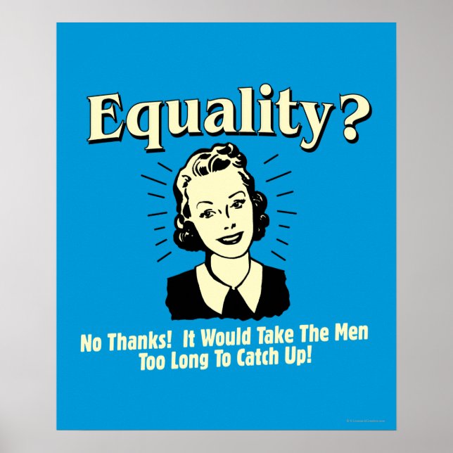 Affiche Égalité : Prenez Les Hommes Trop Longtemps À Attra (Devant)