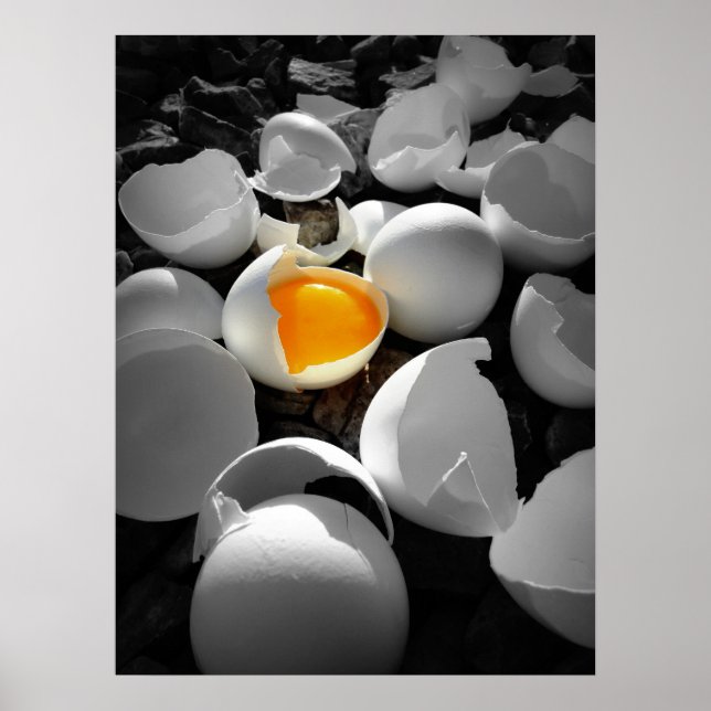 Affiche eggcentric : Pâques sur les rochers... (Devant)
