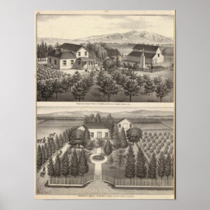 Affiche Egger, Résidences de Haines, fermes