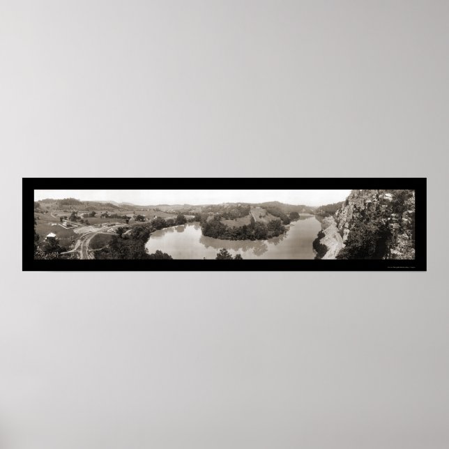 Affiche Eggleston Springs VA Photo 1914 (Devant)