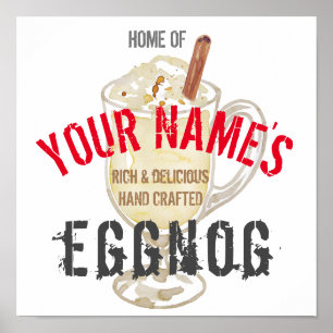 Affiche Eggnog Personnalisé