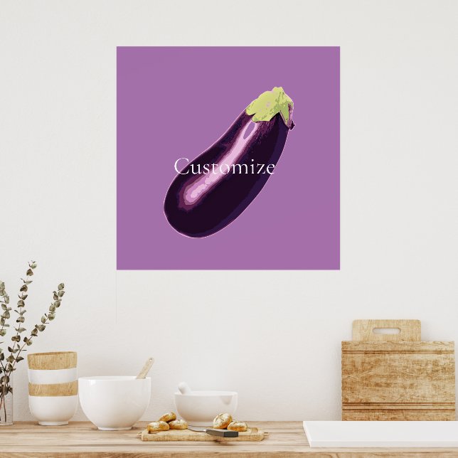 Affiche Eggplant Thunder_Cove (Cuisine)