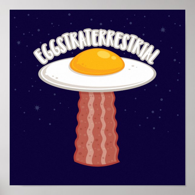 Affiche Eggstraterrestrial Avec Texte (Devant)