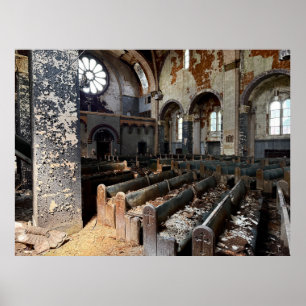 Affiche Église abandonnée