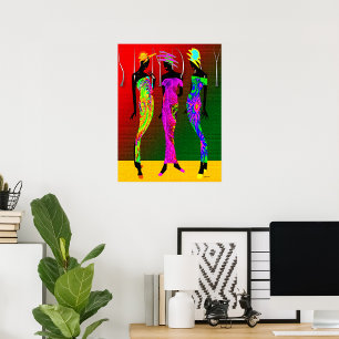 Affiche Église afrocentrique du dimanche