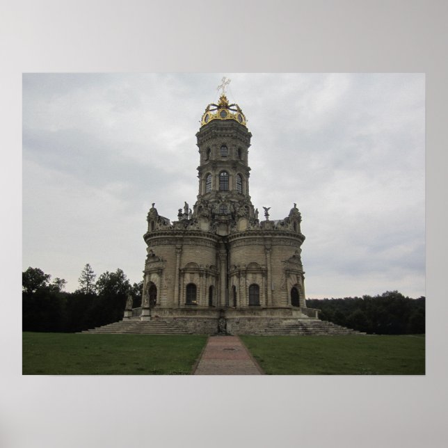Affiche Église baroque (Devant)
