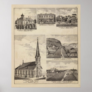 Affiche Église catholique romaine, Résidences, Minnesota